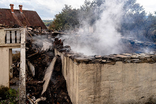 Professional Soot Cleanup technician working in Columbus, NJ